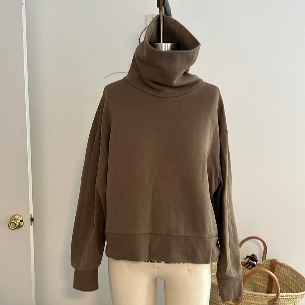 Large turtleneck sweatshirt